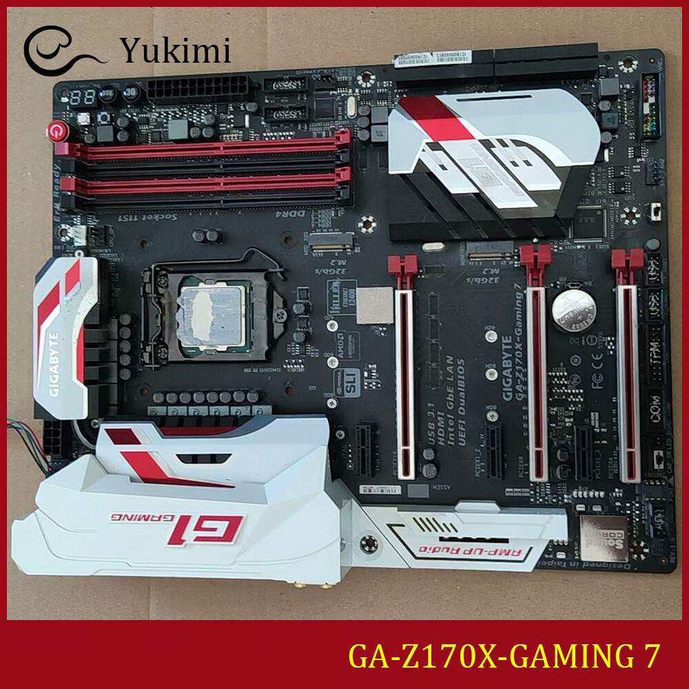 FOR GIGABYTE GA-Z170X-GAMING 7 DDR4*4 64GB LGA 1151 HDMI DP Motherboard Test OK