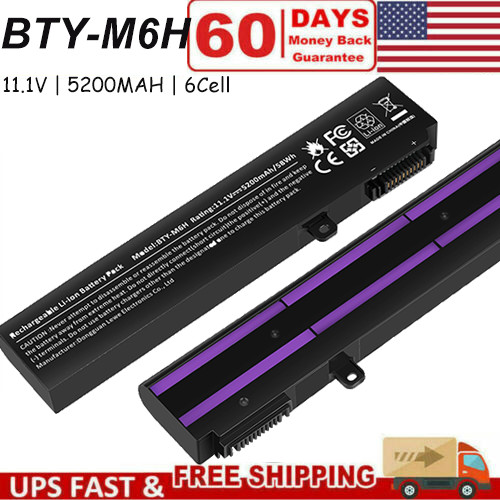 BTY-M6H Battery For MSI GE62 GE62VR GE63 GE72 GP62 GP72 GL62 GL72 GP63 GE75 PE70