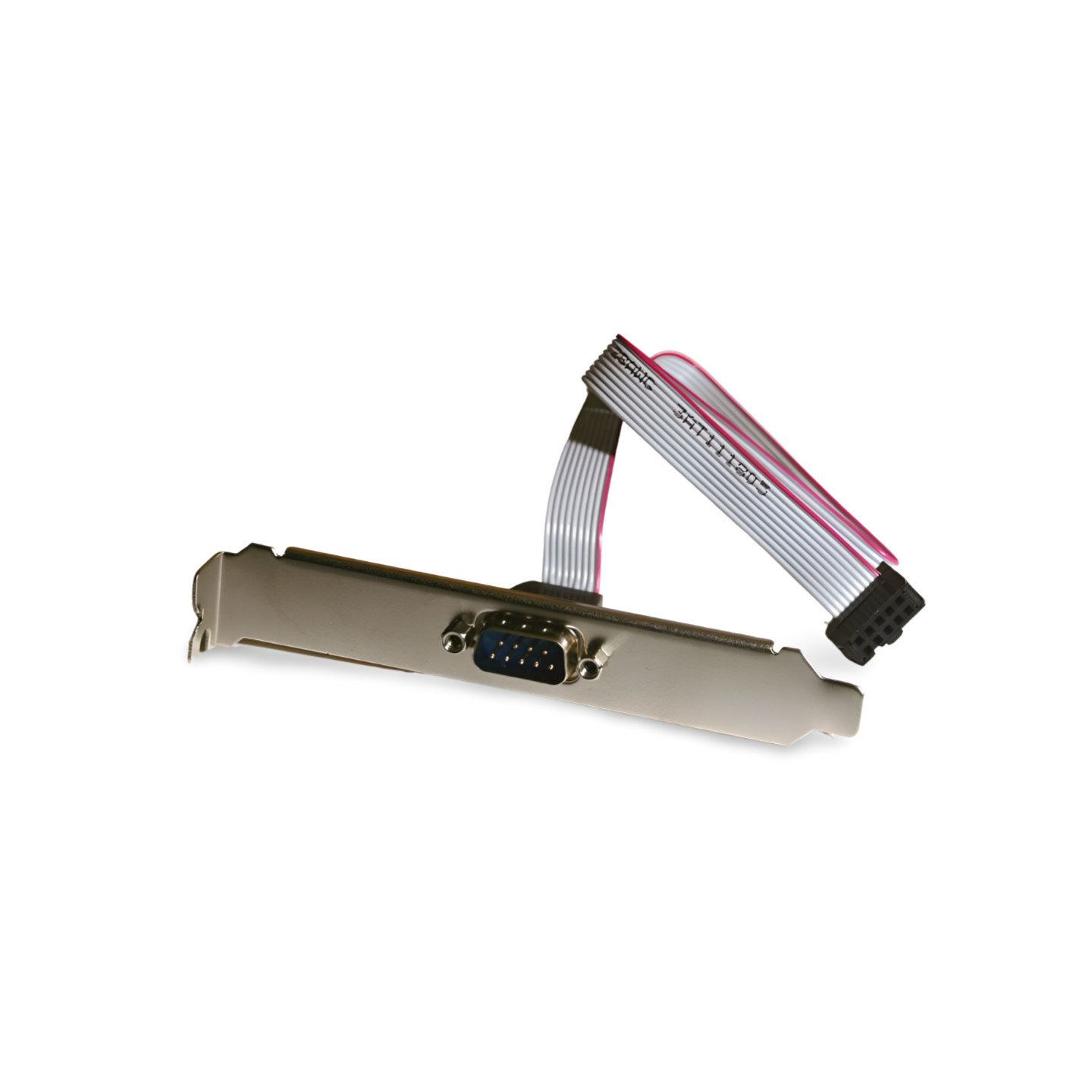 1ft DB9 Male to IDC10 Serial Port AT Everex - Gray