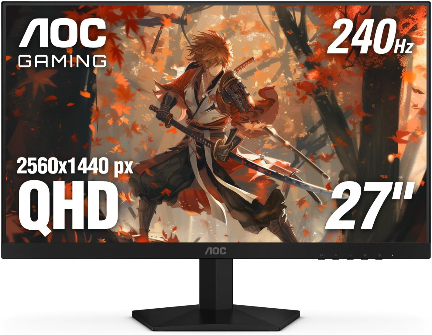 27" QHD Gaming Monitor 240Hz IPS 1440p 0.3ms HDR G-SYNC Compatible Q27G41ZE