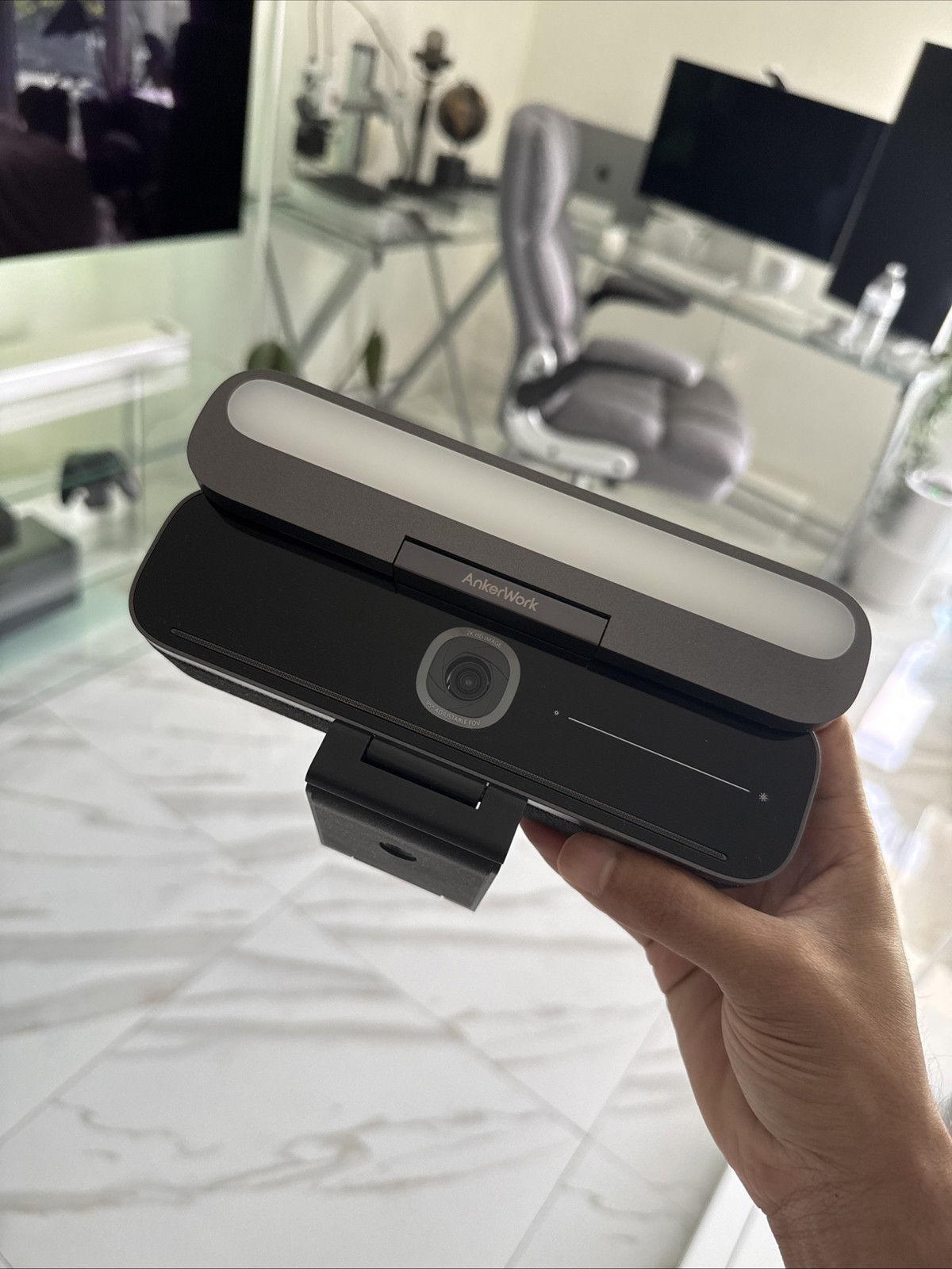 Anker Work B600 Videobar Webcam with Light, with 2K Camera - NO BOX