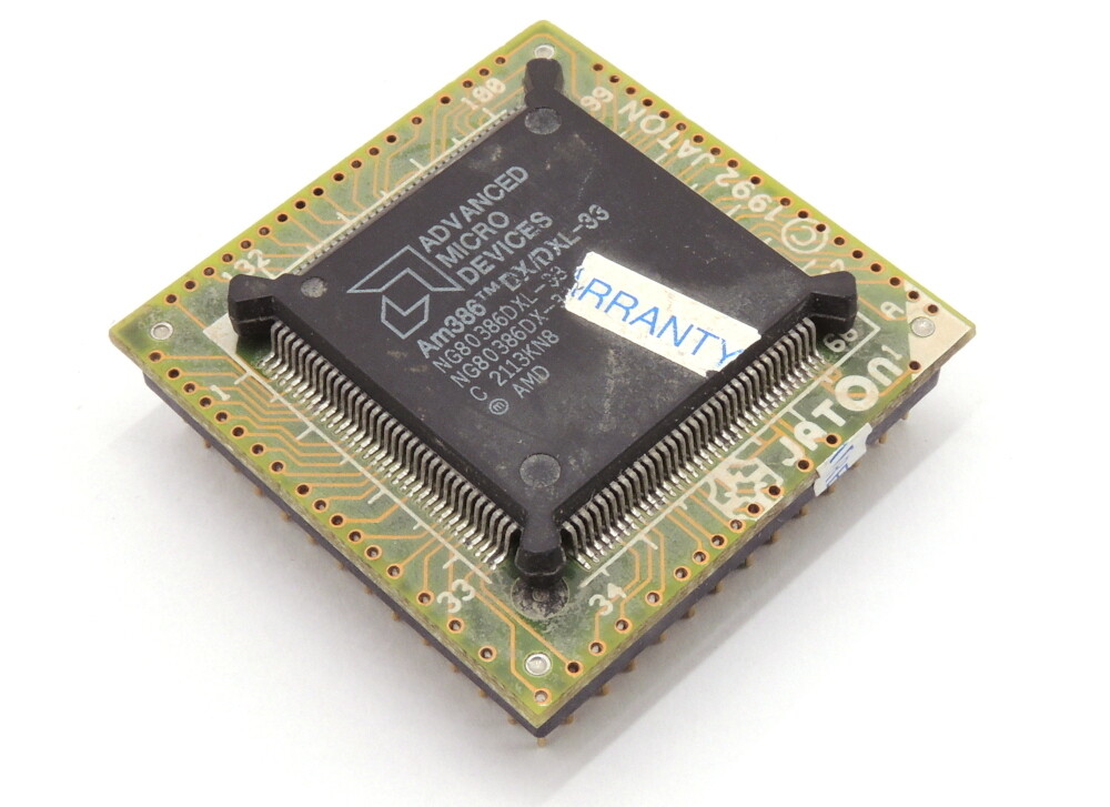 AMD Am386DX/DXL-33 Processor PGA-132-Pin 33MHz NG80386DX-33 Vintage Rare CPU
