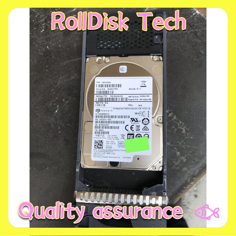 New NetApp X426A-R6 SP-426A-R6 108-00424+D0 1.8TB 10K SAS Hard Drive