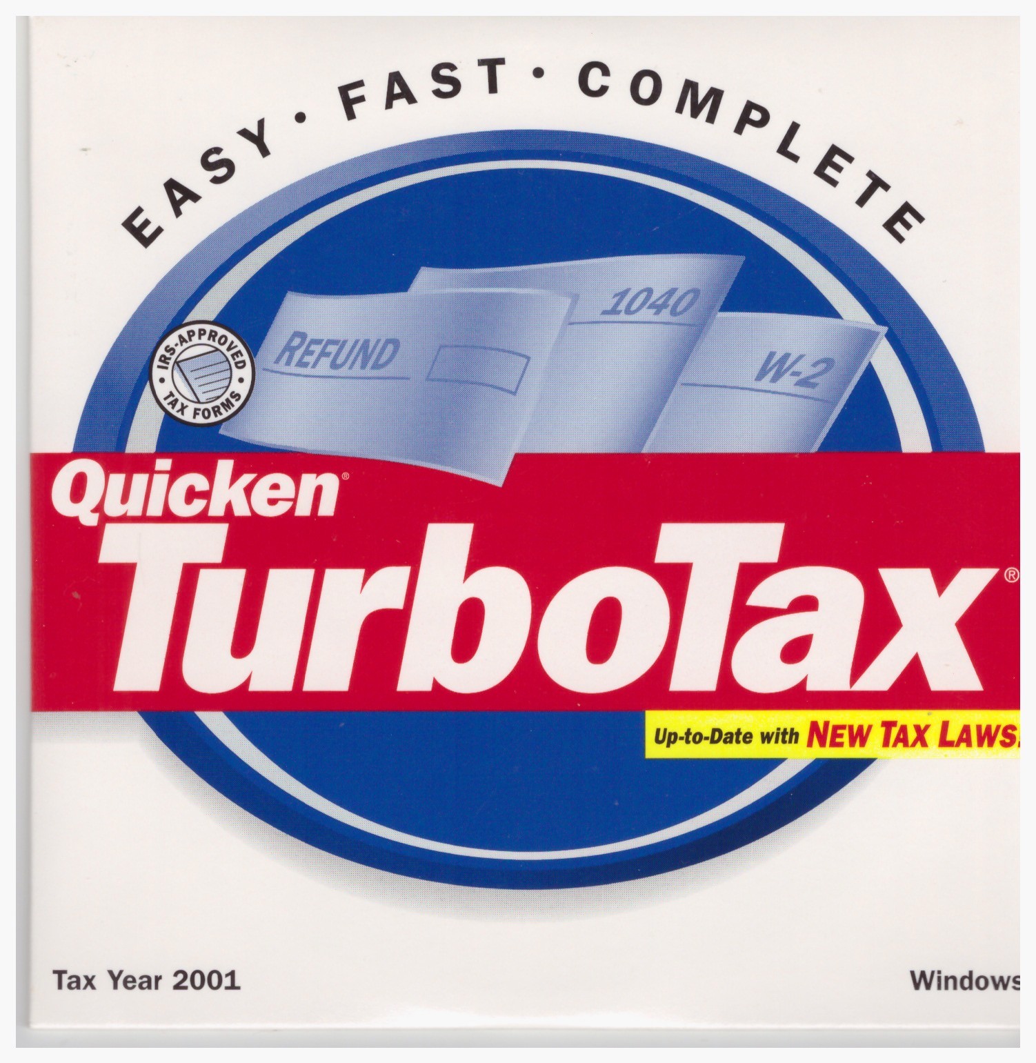 Intuit™ Quicken™ TurboTax™ Tax Year 2001 for Windows