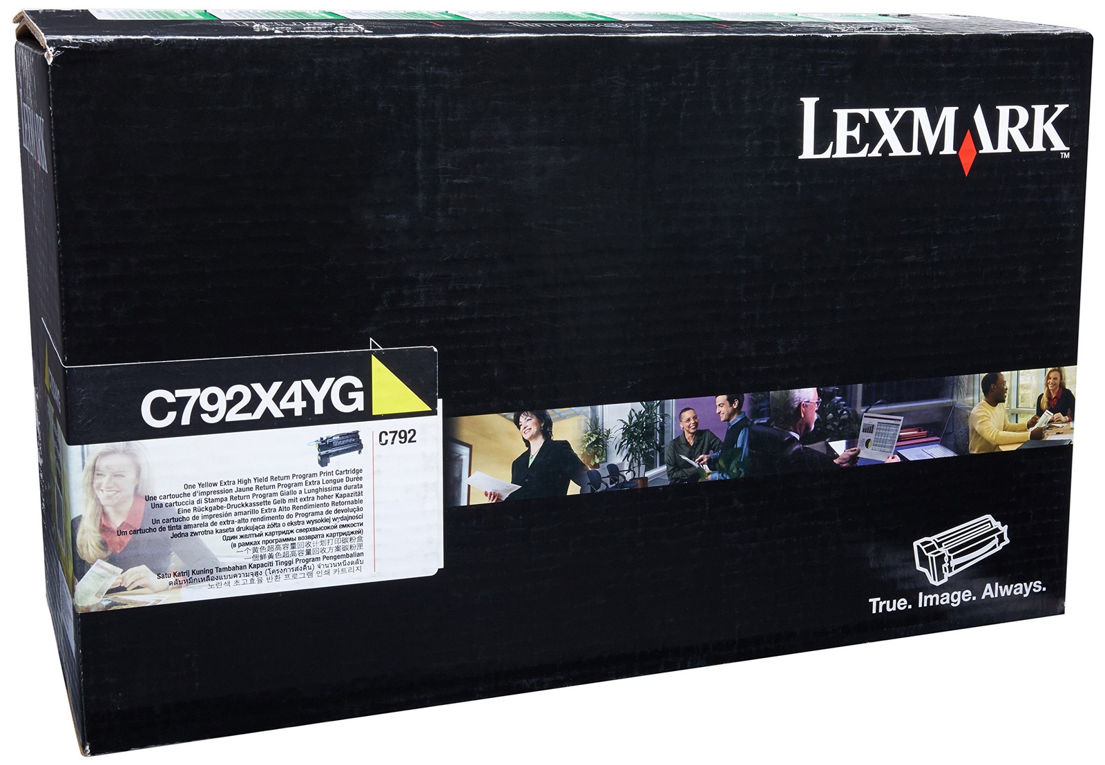 Original Lexmark C792X4YG Yellow Toner. New Sealed Box, We Ship Fast