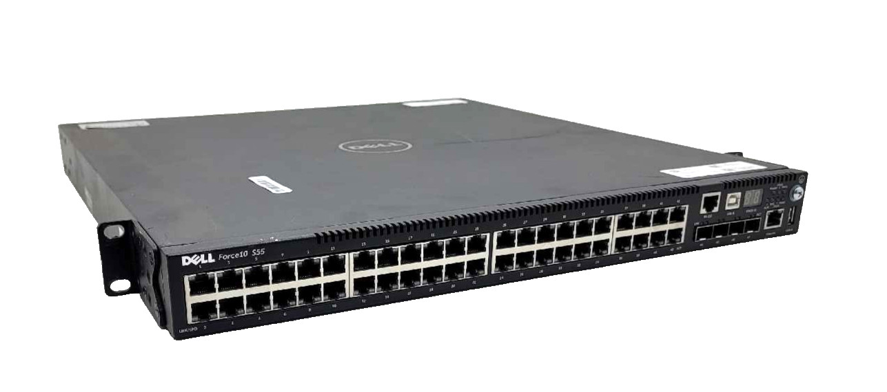 Dell Force10 S55T 48-Port GbE 4x10GbE SFP+ Network Switch Tested
