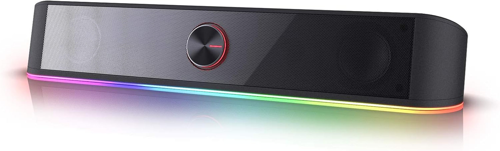 GS560 RGB Desktop Soundbar, 2.0 Channel Computer Speaker with Dynamic Lighting B