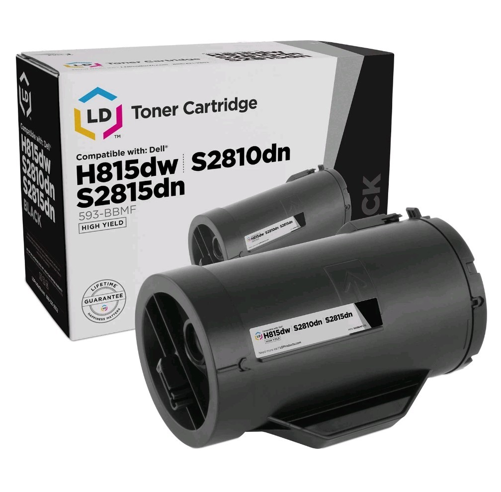 LD Compatible Dell 593-BBMF HY Black Toner for S2810DN, H815DW, S2815DN