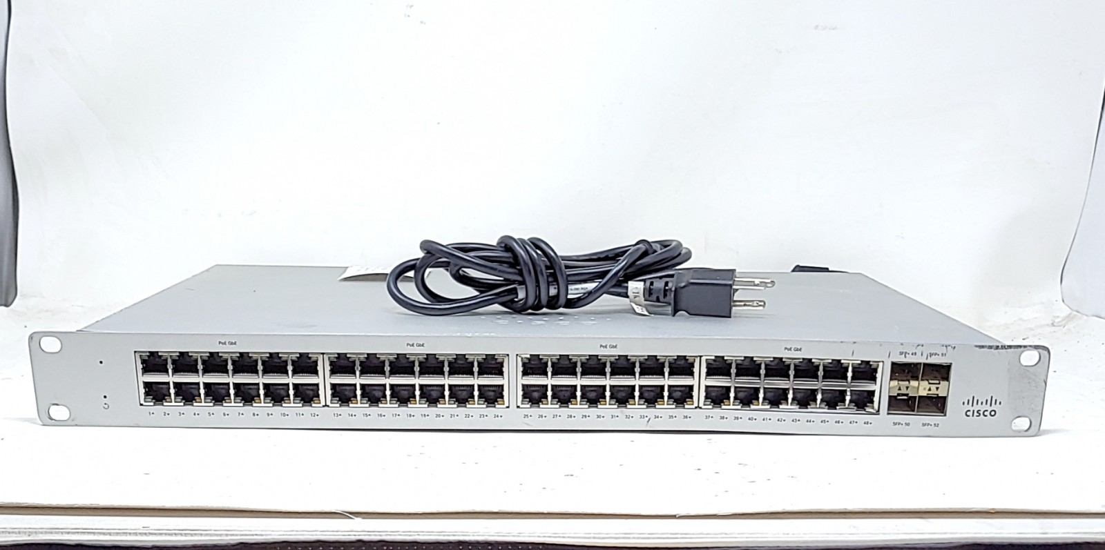 CISCO MERAKI MS125-48LP 600-86040 Ethernet Switch PoE 48 Port SEE NOTES