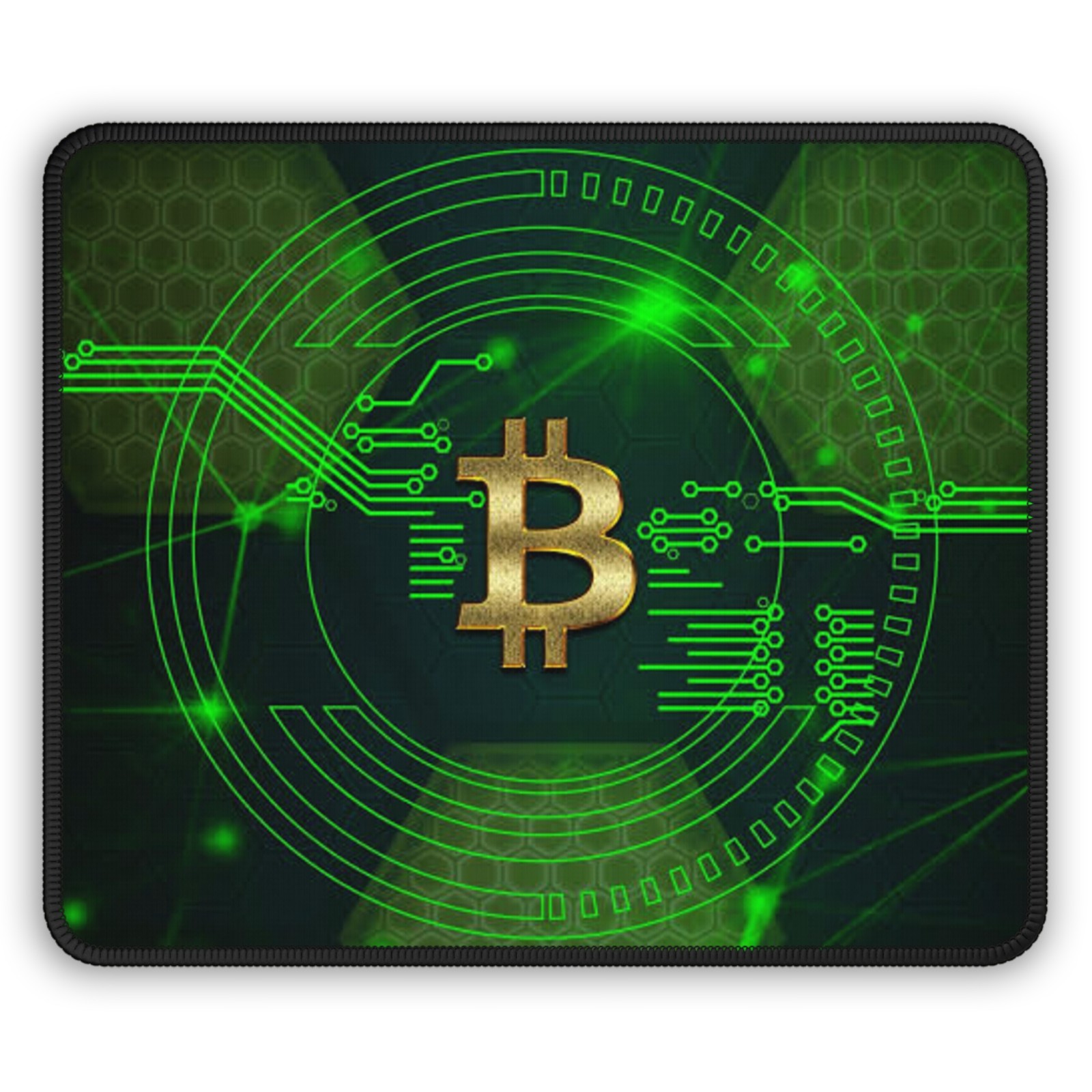 Bit coin Mouse Pad BTC Cryptocurrency Trading Office Desk Gaming Mouse Mat