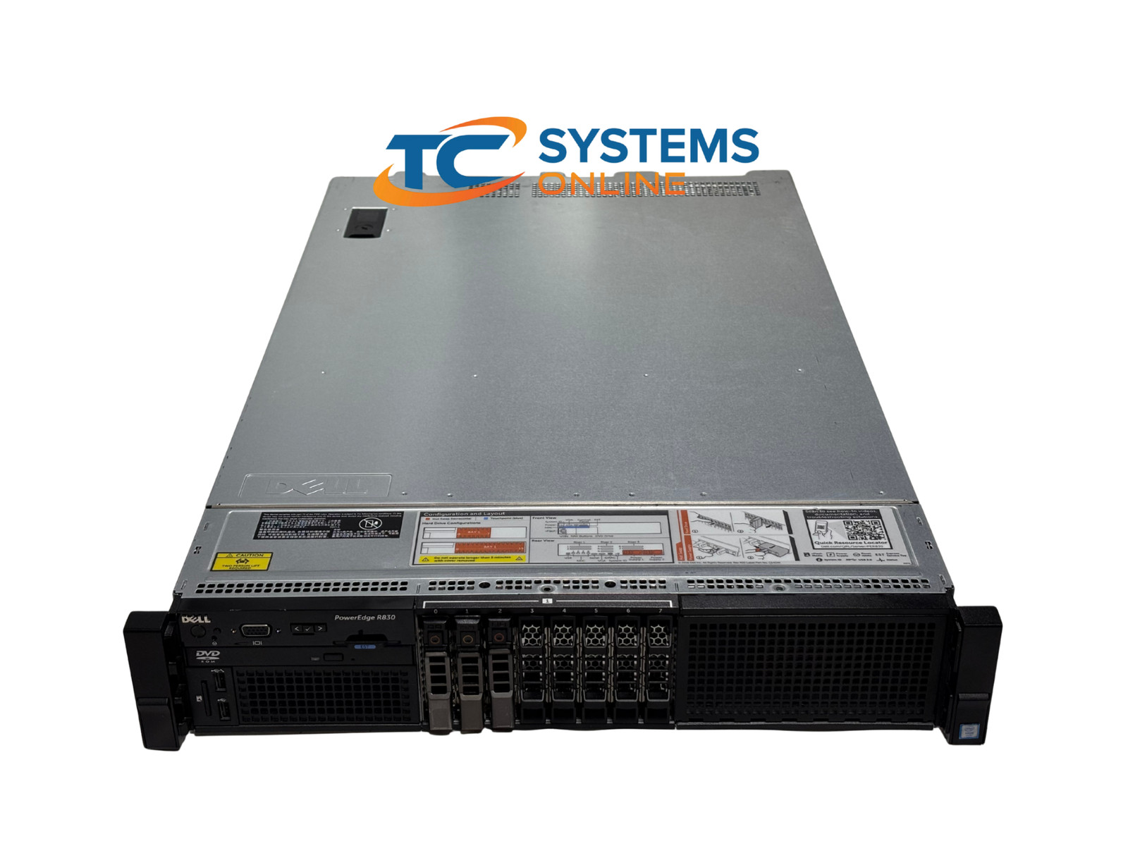 Poweredge R830 8SFF 4x E5-4610v4 1.8GHZ =40C/80T NO RAM 3x 1.8TB 12G H730P
