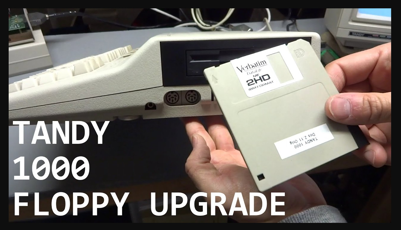 Tandy 1000 EX HX Internal Floppy disk drive Adapter for standard PC drives