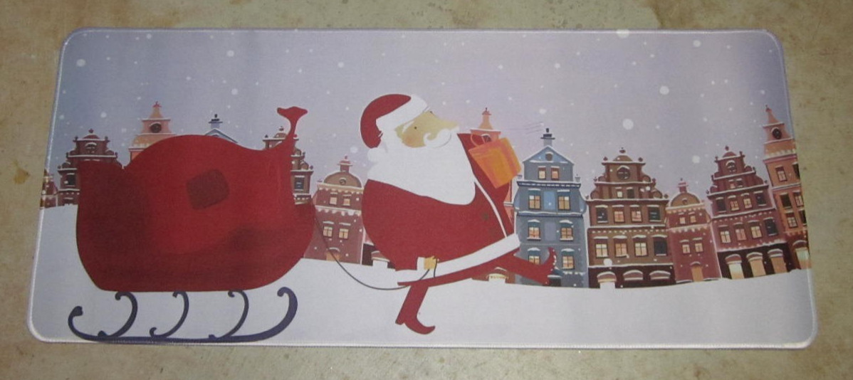 a Large Mouse Pad, Desk Top Gaming Mat ~ Santa Claus
