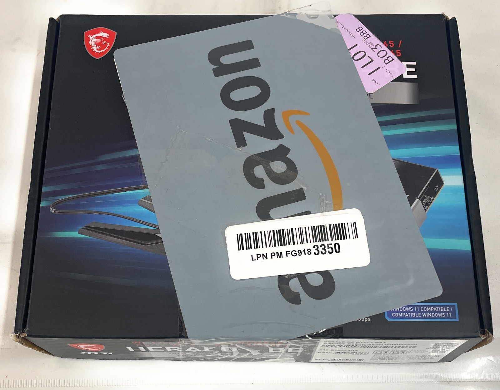 MSI WIFI 7 MAX NCM865 Tri-Band Wi-Fi 7 & Bluetooth 5.4 PCIe Adapter, HERALD-BE