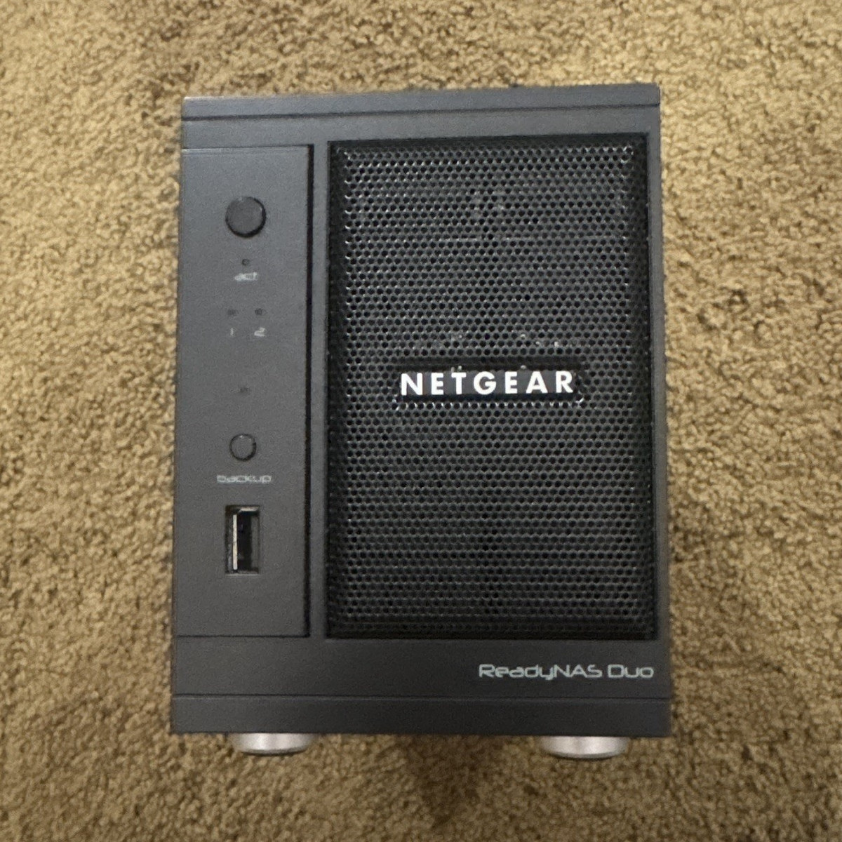 NETGEAR ReadyNAS Duo RND2110 v2 2-Bay NAS No Drives Ethernet USB PC/Mac
