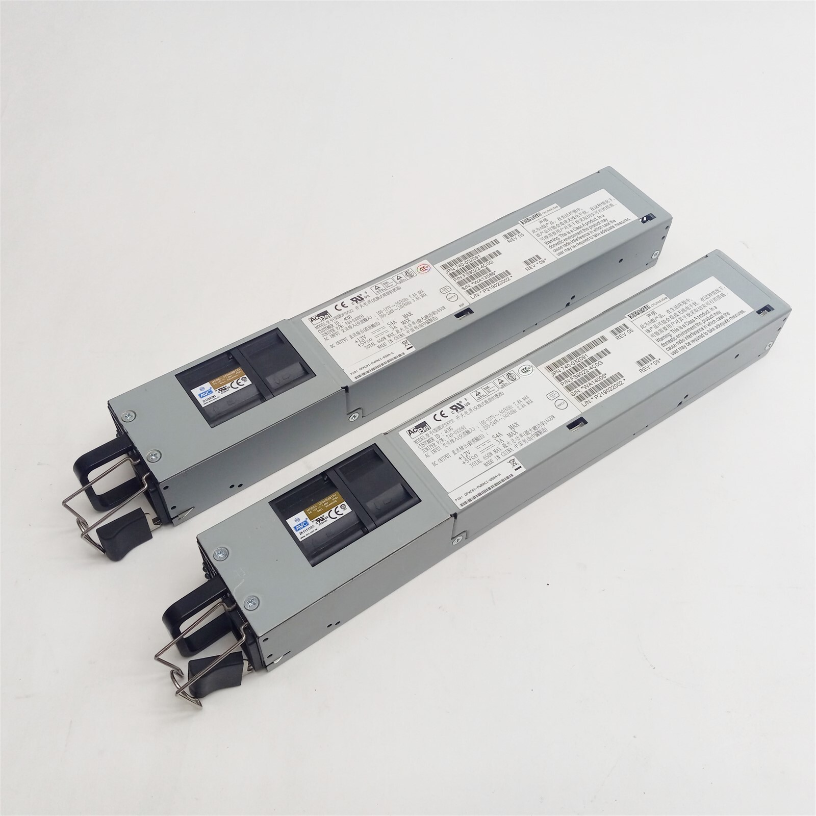 Juniper AcBel QFXC01-PWRACI-650A-A 740-032091 FS9022 650W Power Supply LOT 2