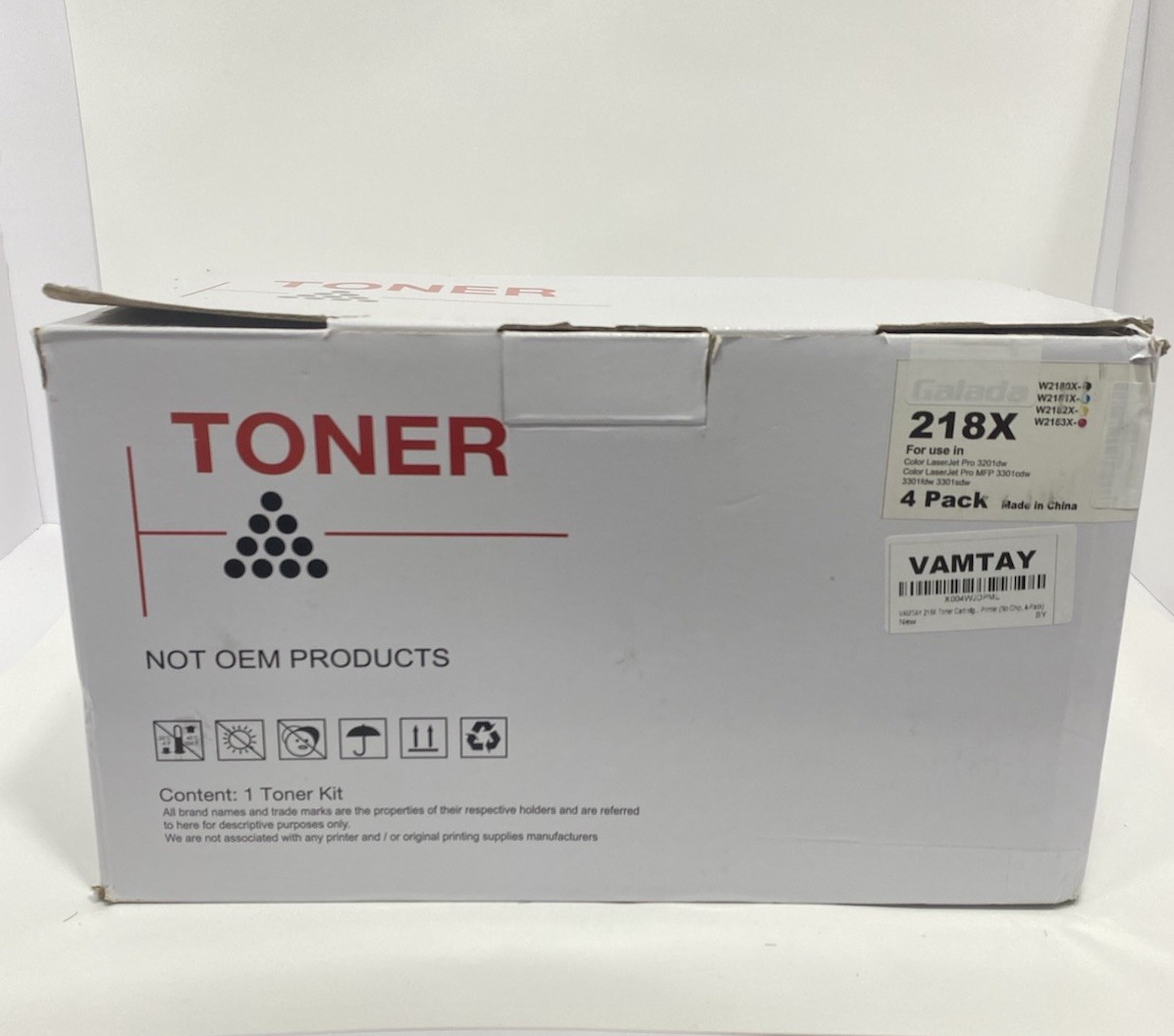 Zstint Toner 218A Toner W2180A Inc B/W/Y/M