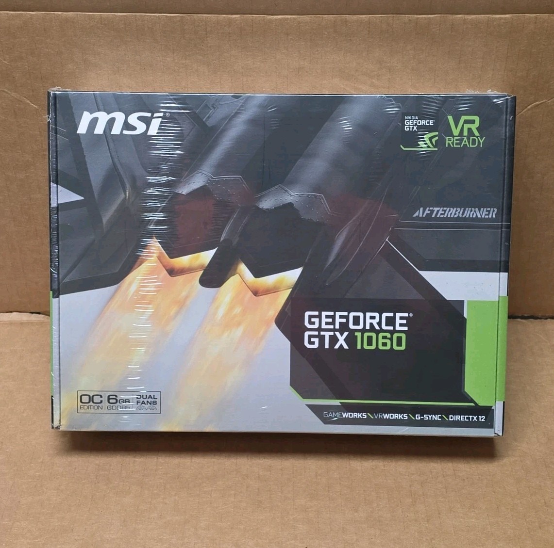 ☆NEW SEALED☆ MSI GeForce GTX 1060 V1 OC GDDR5 6GB Dual Fan Gaming Graphics Card