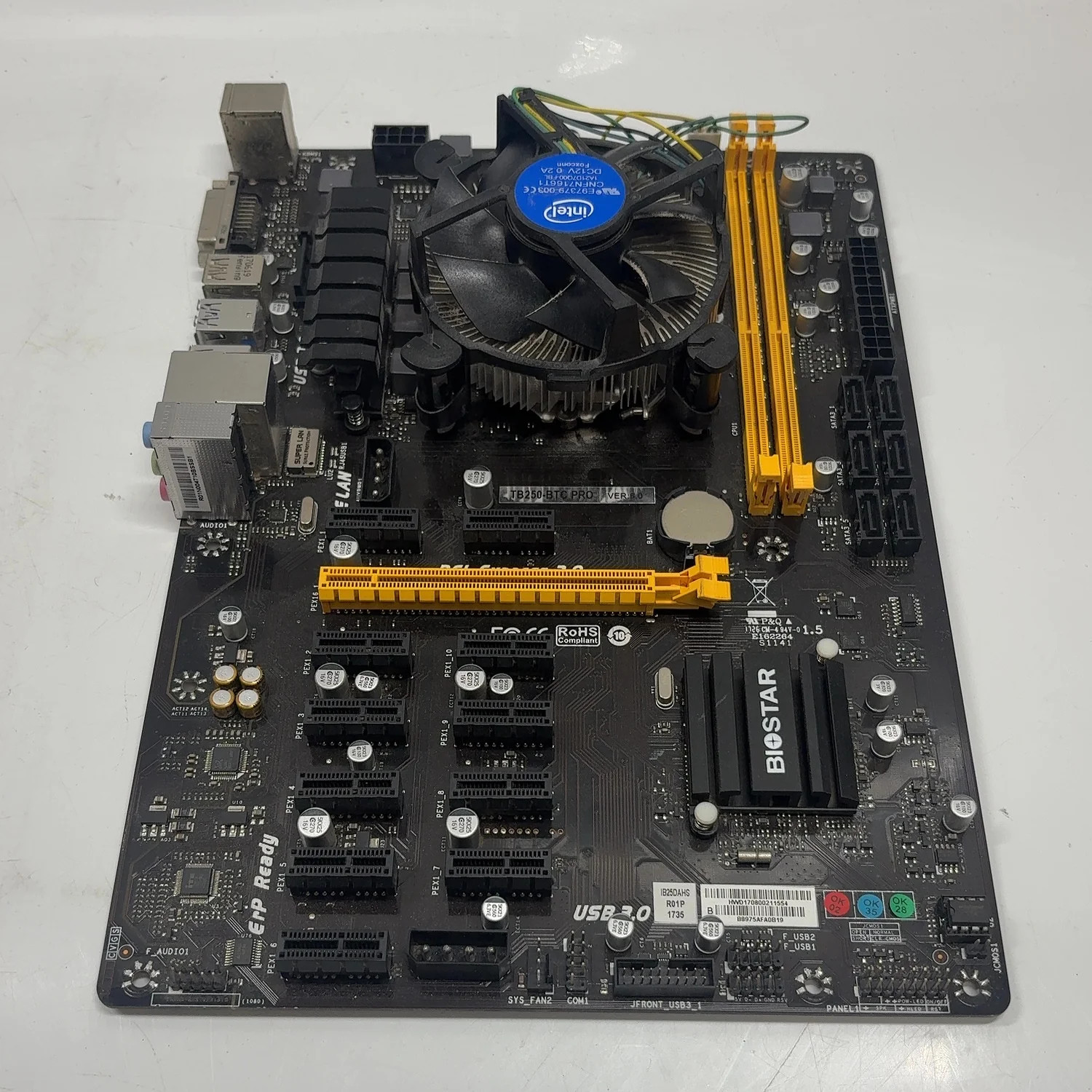 Biostar TB250 LGA 1151 Intel Celeron G3900 Dual Core 2.80GHz ATX