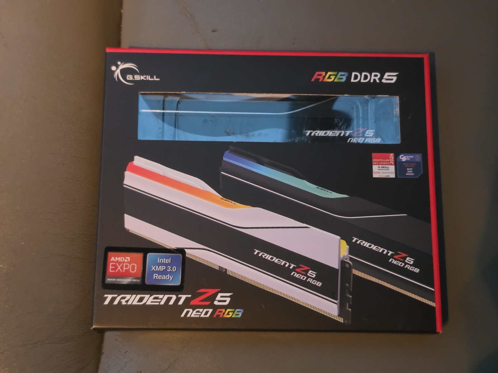G.Skill Trident Z5 Neo RGB 32GB (2x16GB) DDR5-6000 CL36 AMD EXPO RAM
