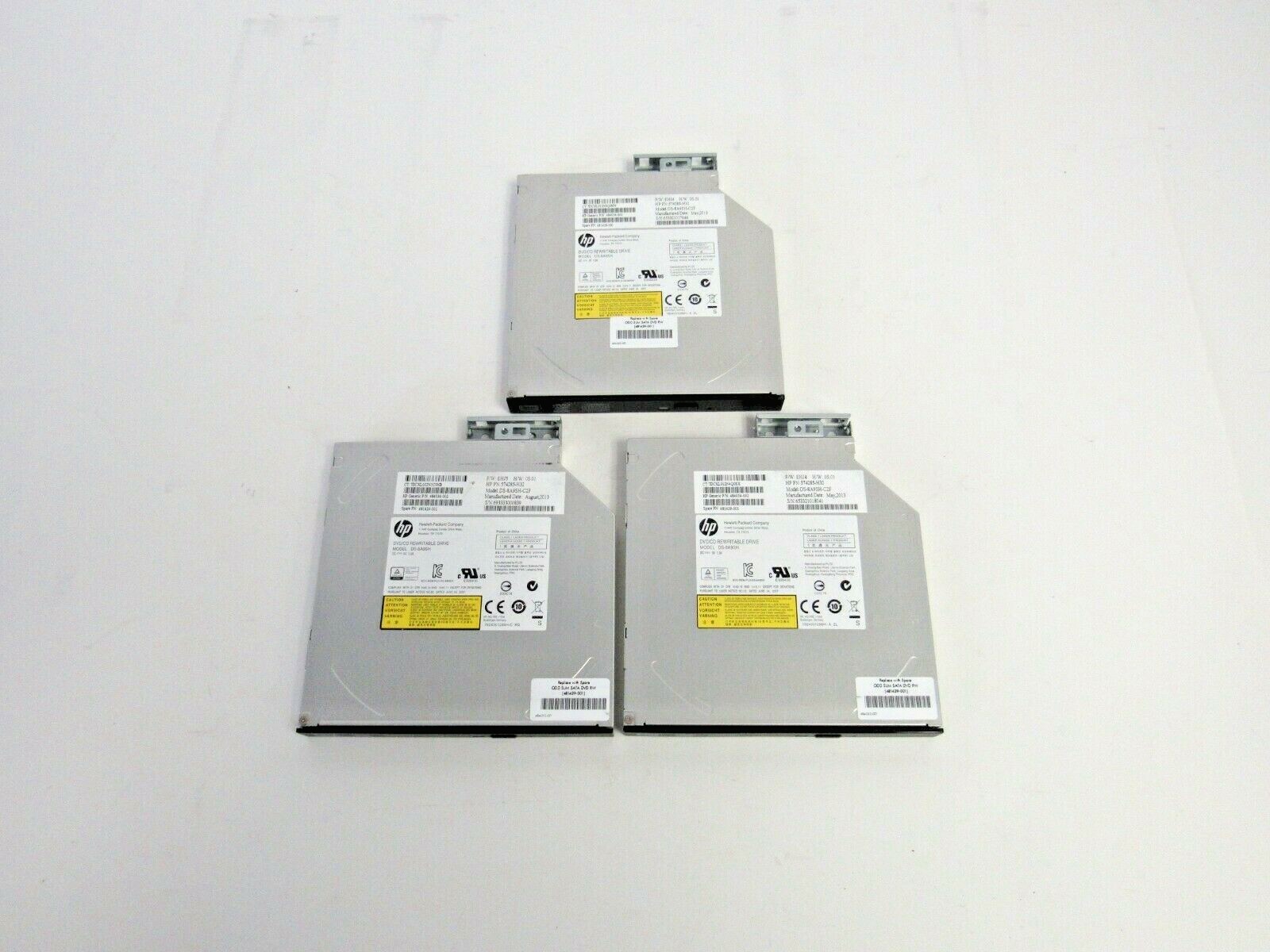 HP (Lot of 3) 481429-001 Internal DVD±RW DL Slimeline SATA Optical Drive    38-4