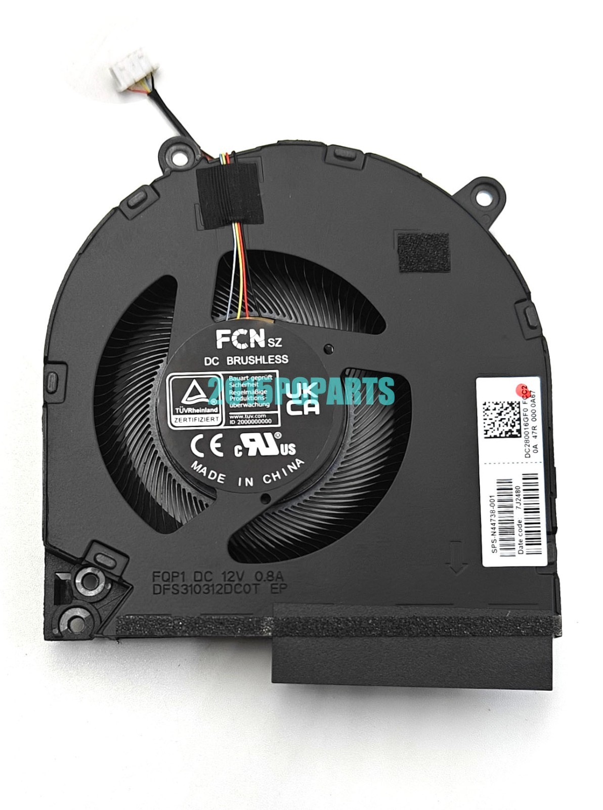 2pcs of New HP Omen 16-WD 16-XD Victus 16-S 16T-S0000 CPU Fans N44738-001