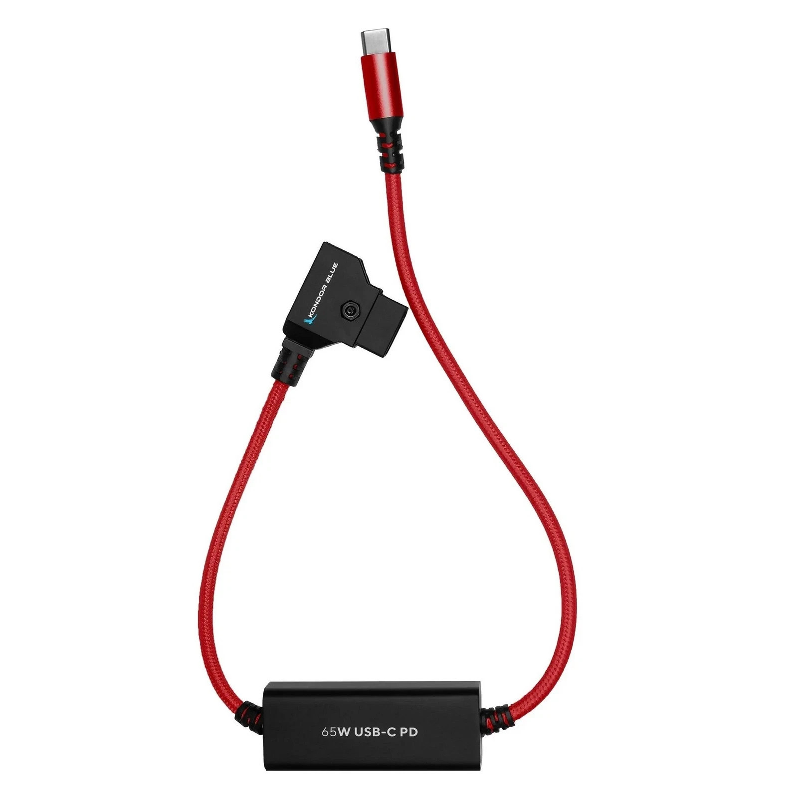 KONDOR BLUE 16-In D-Tap - USB-C Power Delivery Cable R5C Cardinal Red 