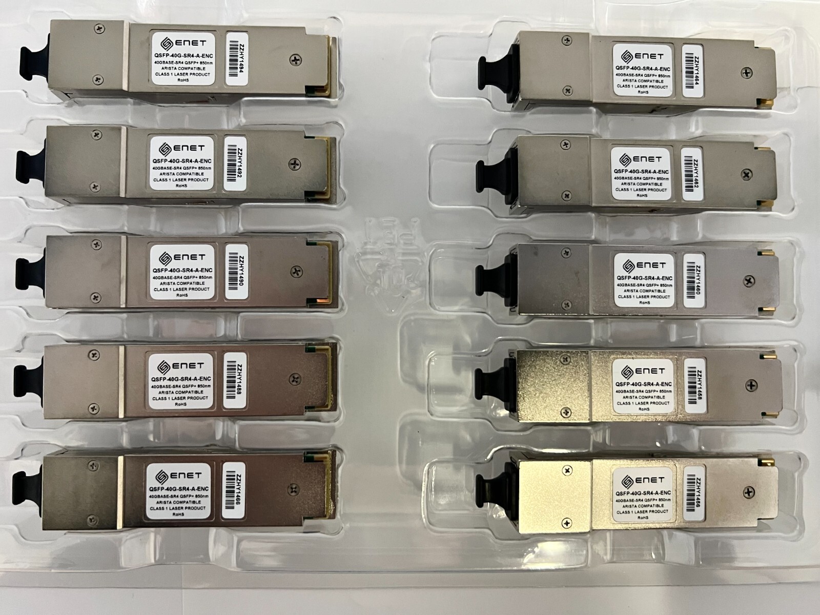 Arista Compatible QSFP-40G-SR4 40GBASE SR4 QSFP+ 150m MPO/MTP Transceiver