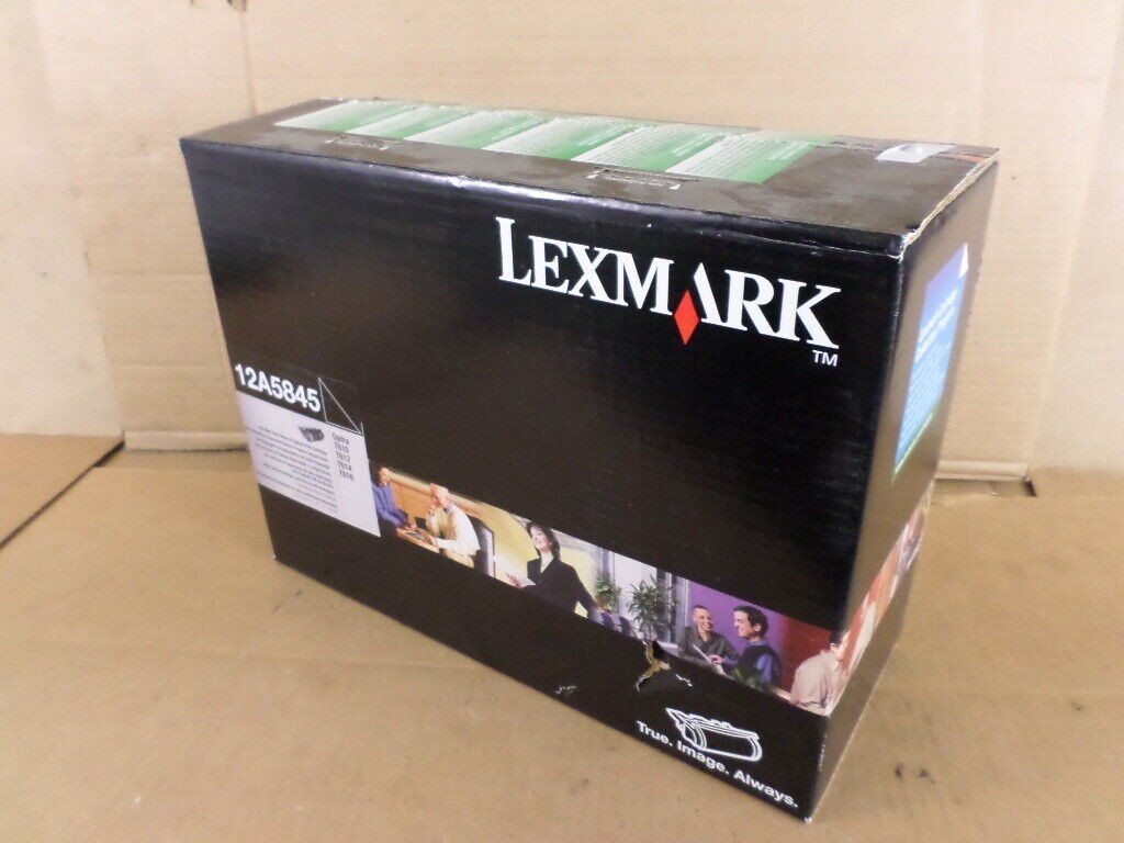 Genuine Lexmark 12A5845 Black High-Yield Toner - Factory Sealed