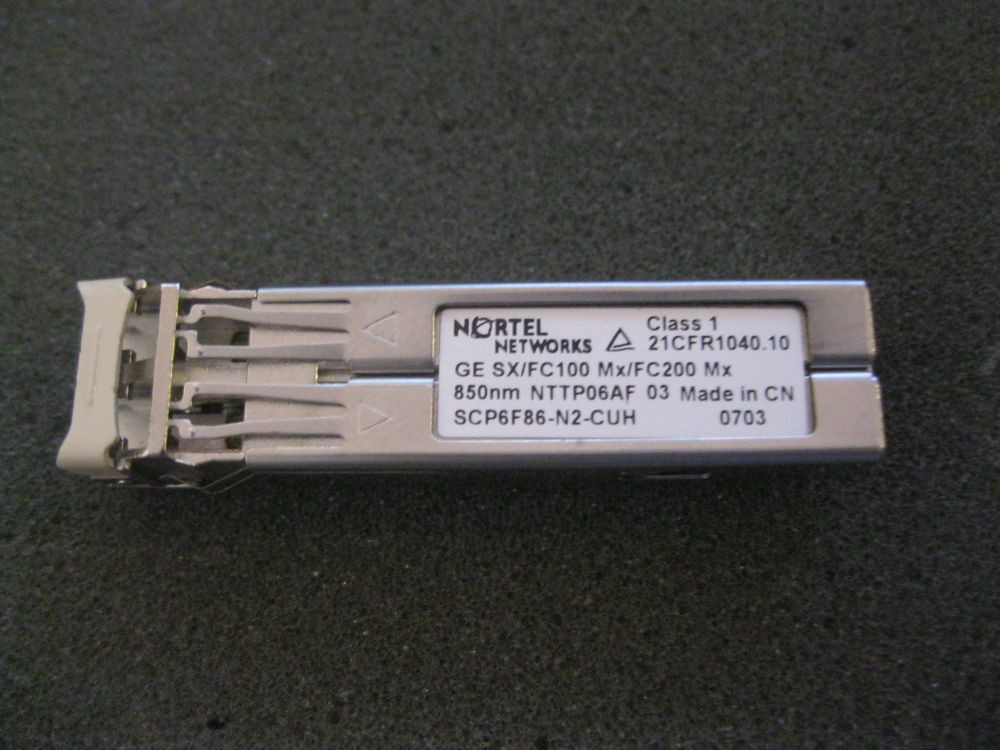 [Lot of 2] Nortel Branded NTTP06AF SFP GE SX / FC1 Mx  WM1TS9LDAA