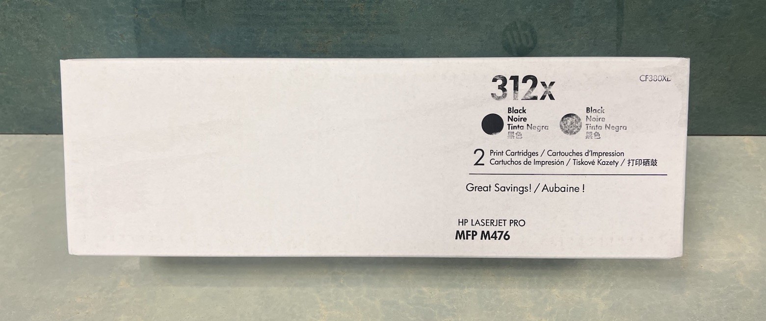 HP 312X CF380X Genuine Original Black Laser Toner for LaserJet Pro MFP M476