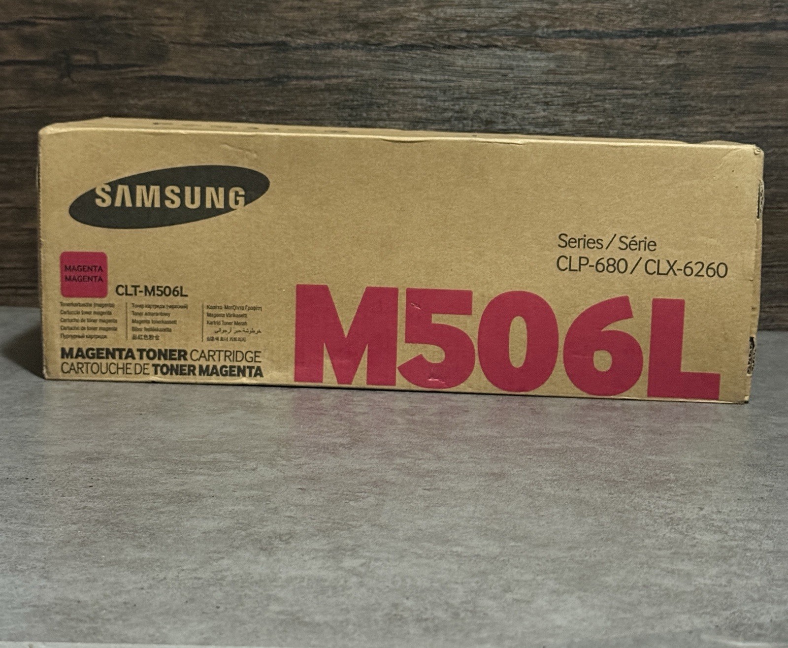 Genuine Samsung CLTM506L Magenta Toner Cartridge CLP-680 CLX-6260 Series BNIB