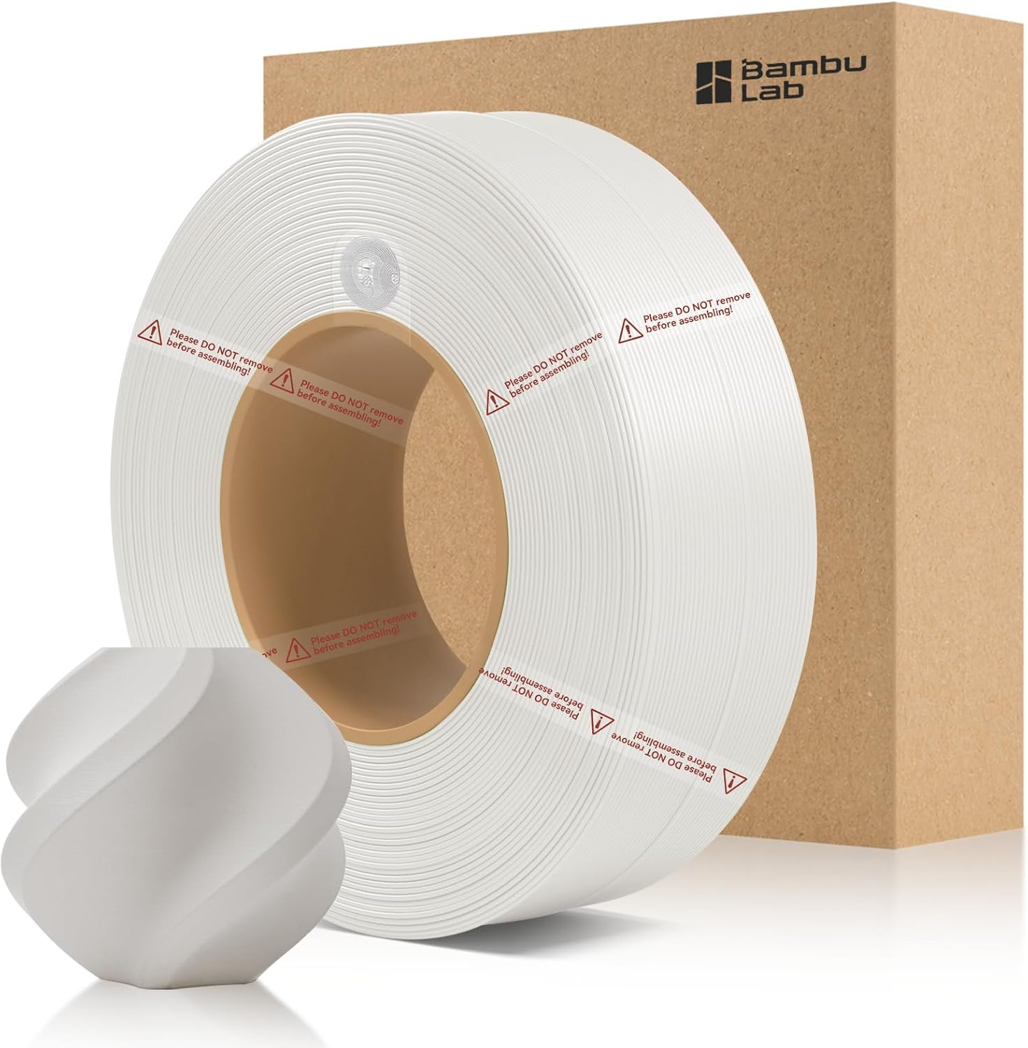 Bamboo PLA Matte Refill Filament 1.75Mm 1 KG with RFID for Bambu Lab A1/X1/P1