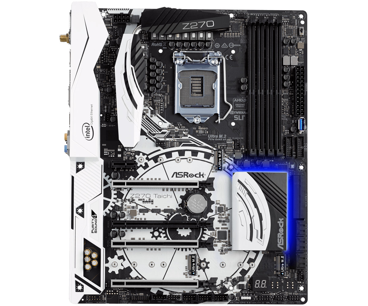 FOR ASRock Z270 Taichi 6/7th Gen LGA1151 64GB HDMI Display Motherboard Test OK
