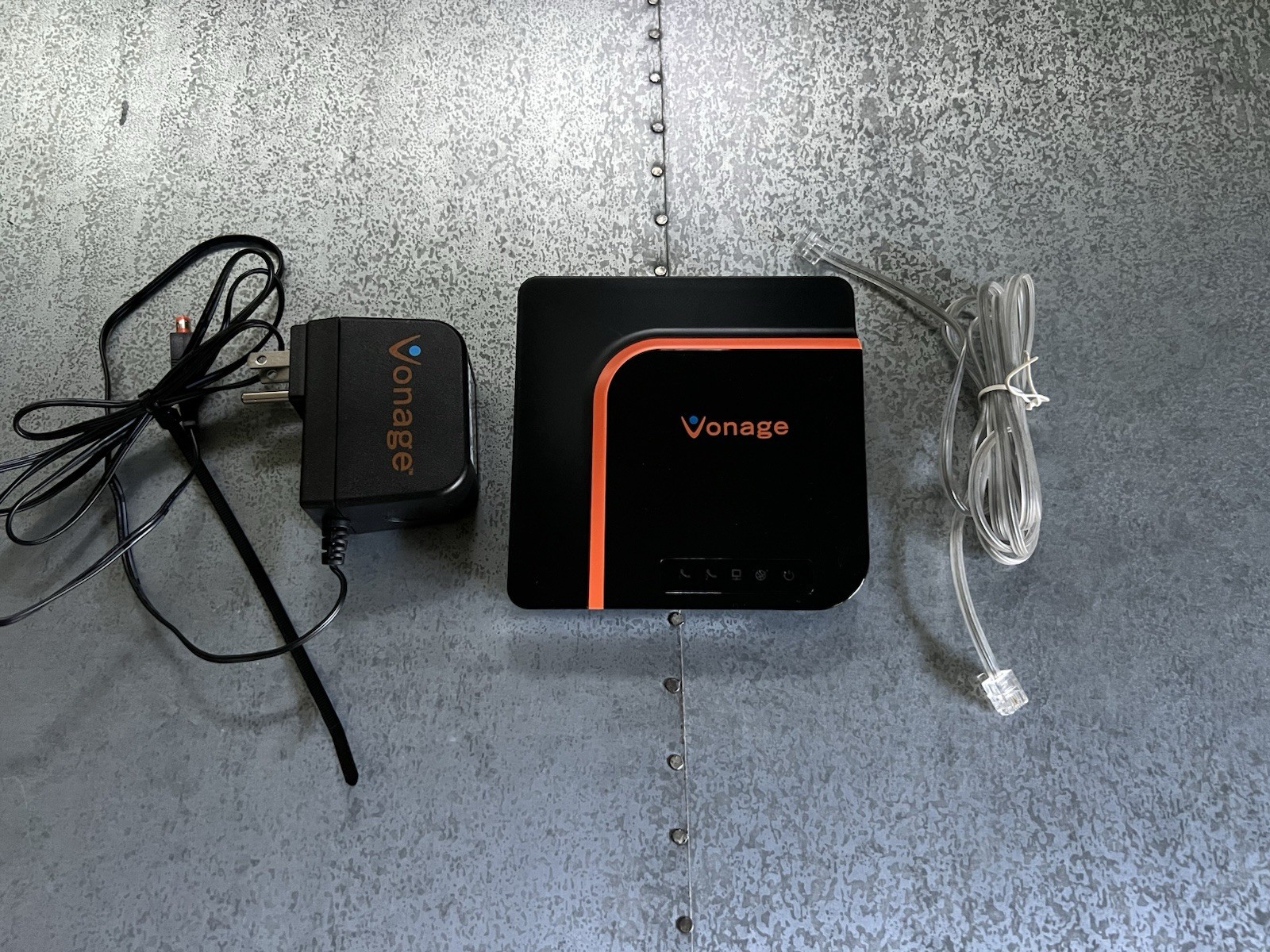 Vonage Digital Phone Service Model VDV22-VD With Power Adapter Phone Cord