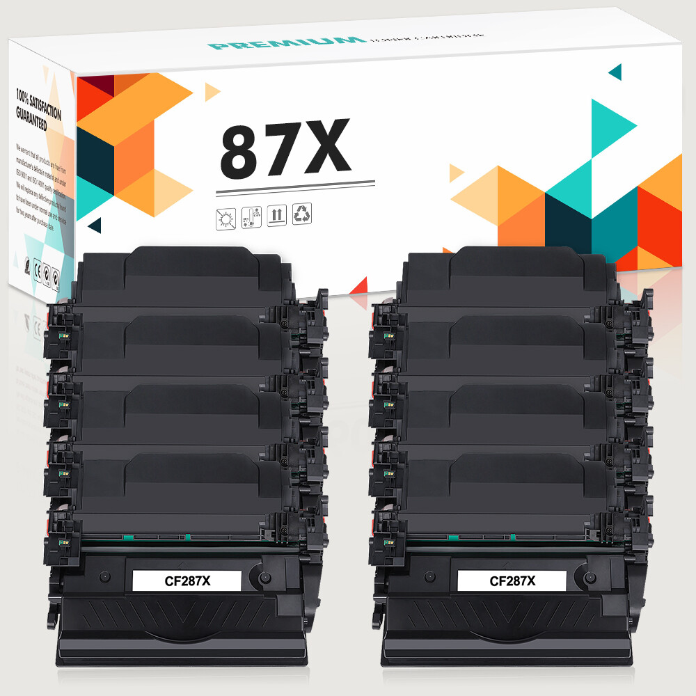 8x 87X CF287X Compatible with HP LaserJet M506n M506dn M506x M501n M501dn Toner