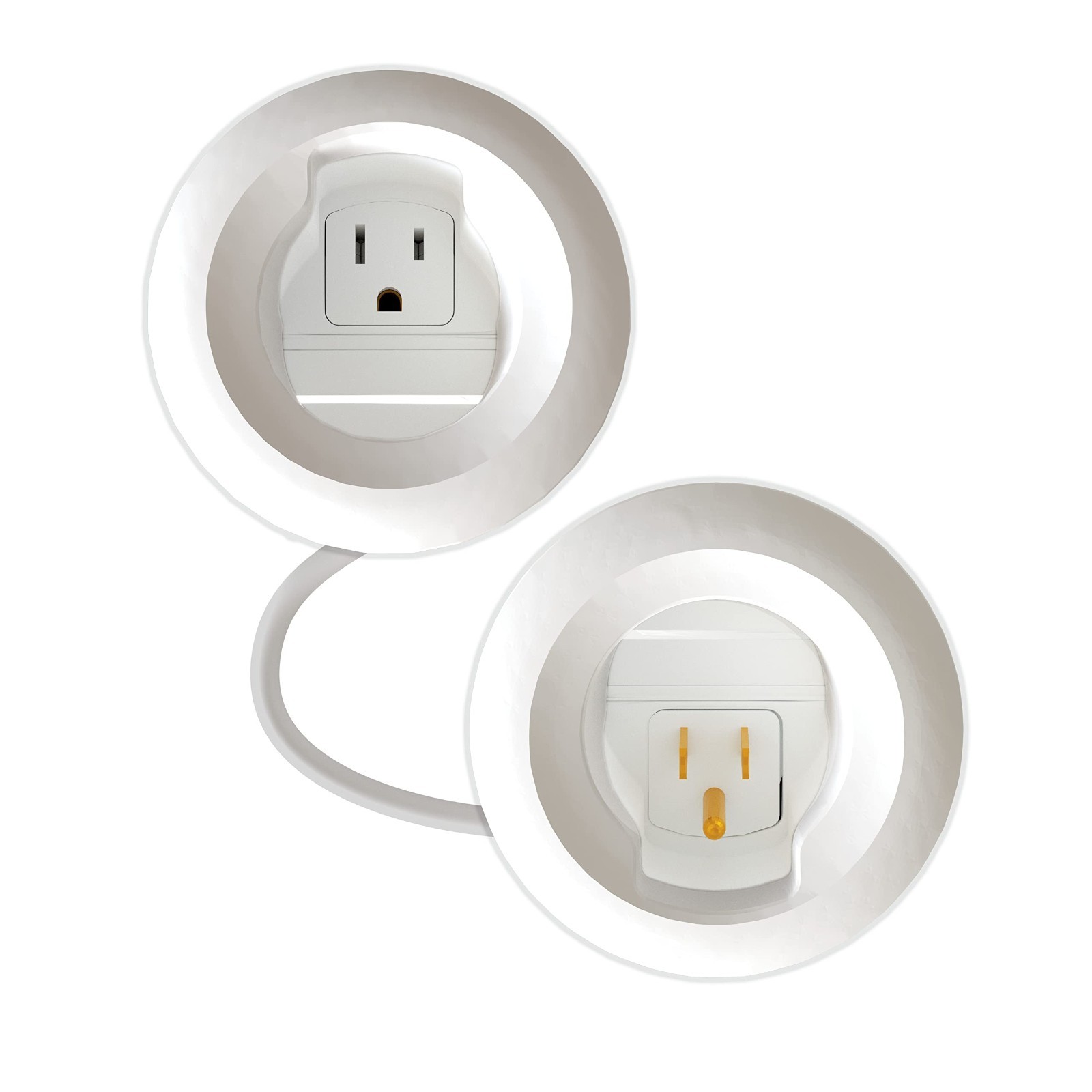 Legrand - Wiremold In-Wall Flat Screen TV Power & Cable Concealment Grommet Kit