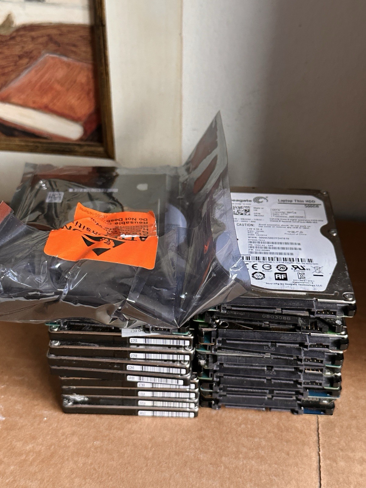 Lot Of (20) Hard Drives 2.5 500GB, 750GB, 320GB, 250GB As-is