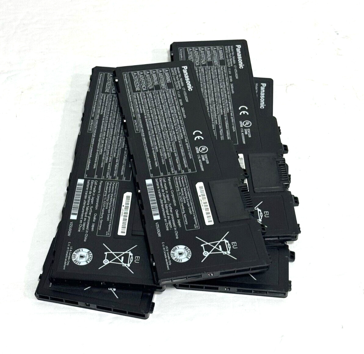 Lot of 5 DEAD NON-WORKING OEM CF-VZSU0QW Battery for Panasonic Toughbook CF-20
