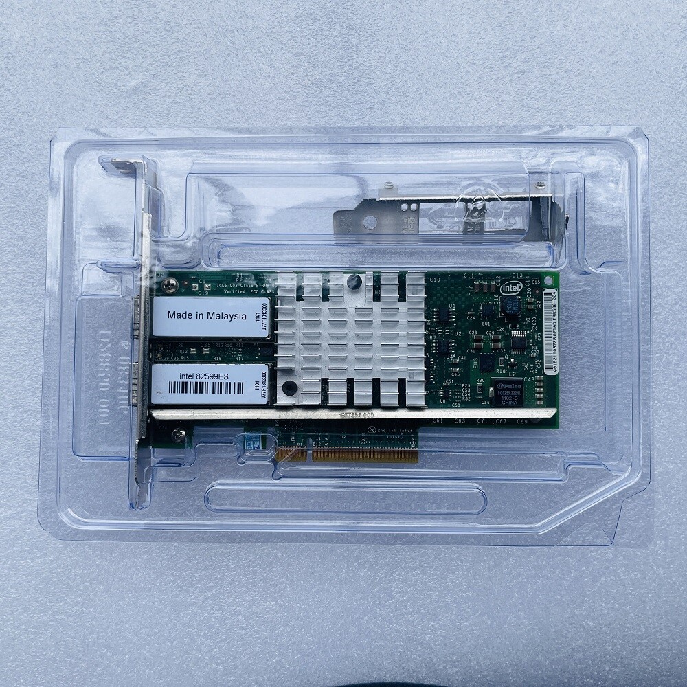 genuine Intel 10Gbps Dual Port PCI-E X520-DA2 E10G42BTDA Ethernet Server Adapter