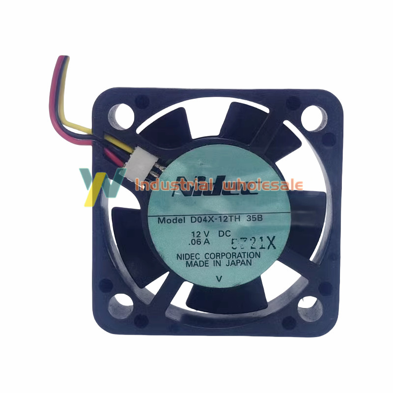 1PC Nidec D04X-12TH 12V 0.06A 42x42x10.5mm 42mm 4210 DC Cooling Fan 3pin Wire