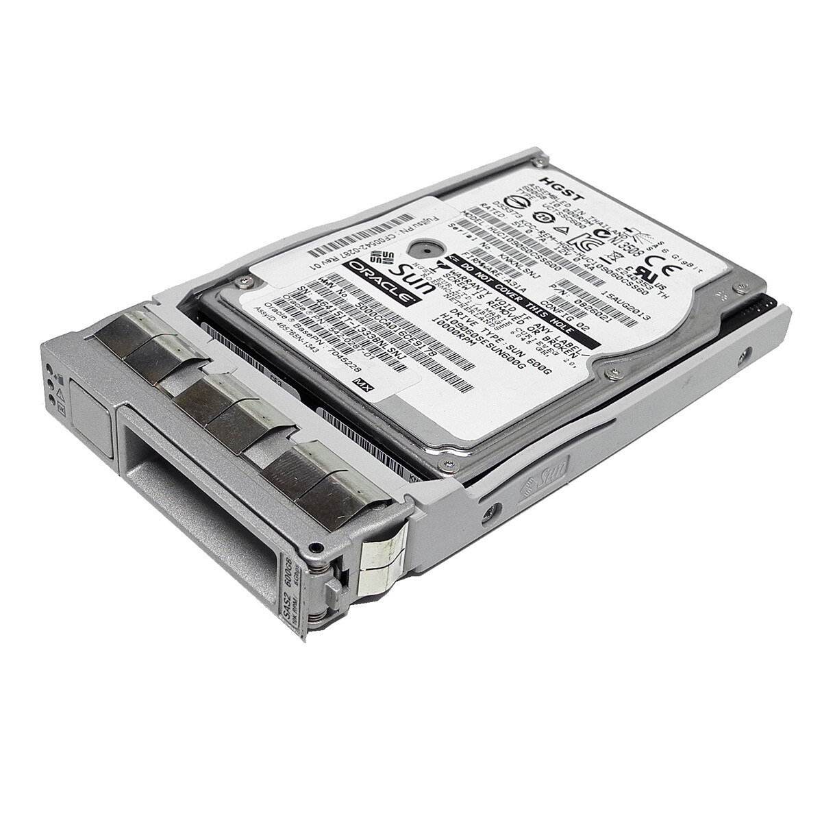 Sun HGST UCTTSSC600 600GB SAS 6Gb 10k 2.5" Hard Drive (HDD) 542-0287-01 + Frame