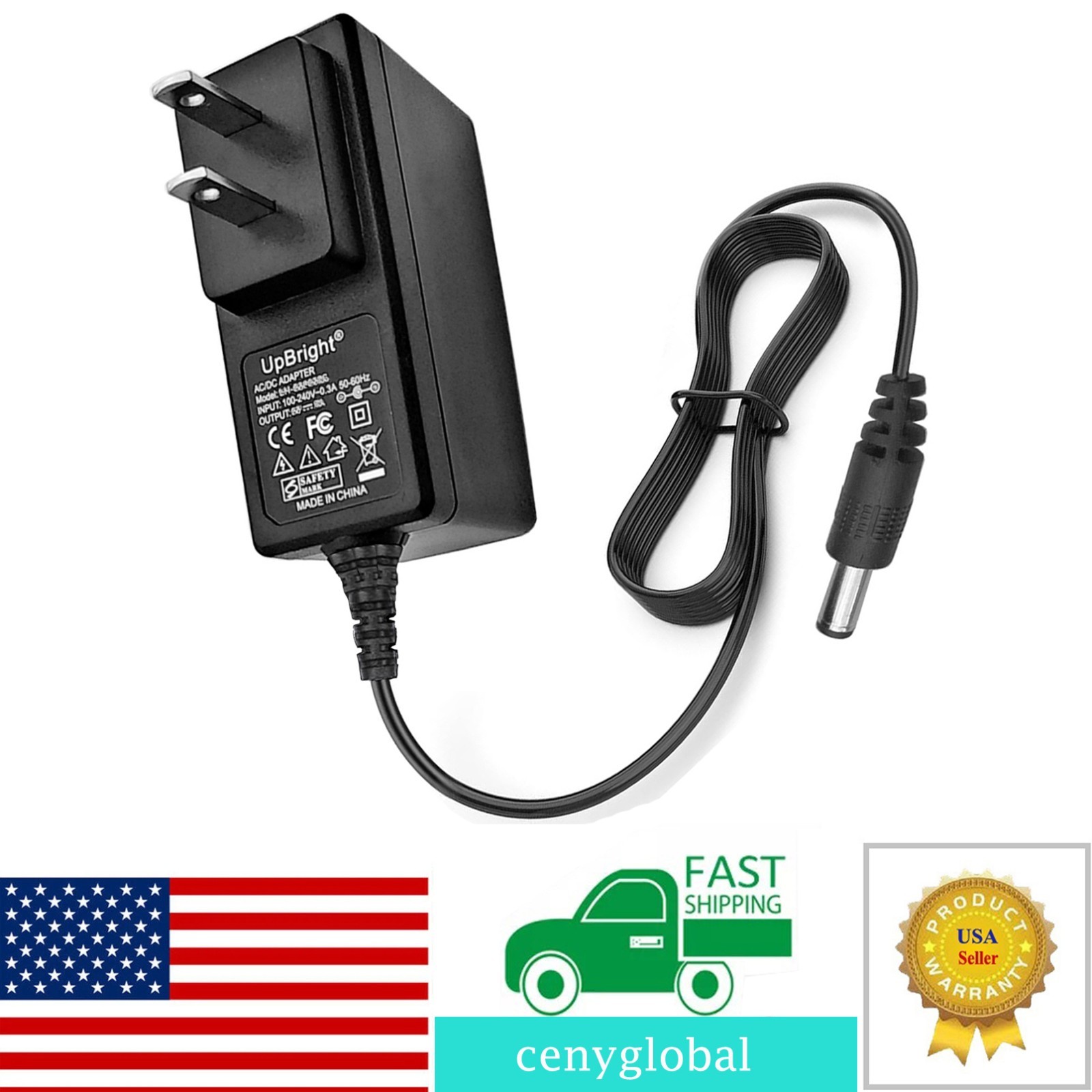 AC Adapter For Onn 21.5" 22" 23.8" 24" 27" 32" 1920 x 1080 LED Monitor 12V Power