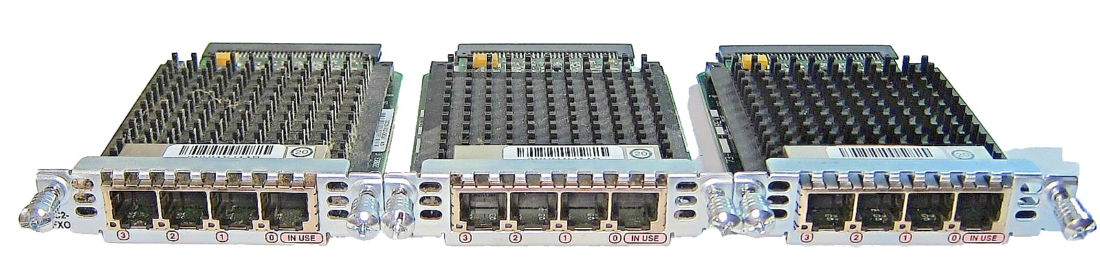 Lot of 3Pcs Genuine Cisco VIC2-4FXO 4-Port FXO Voice Interface Card