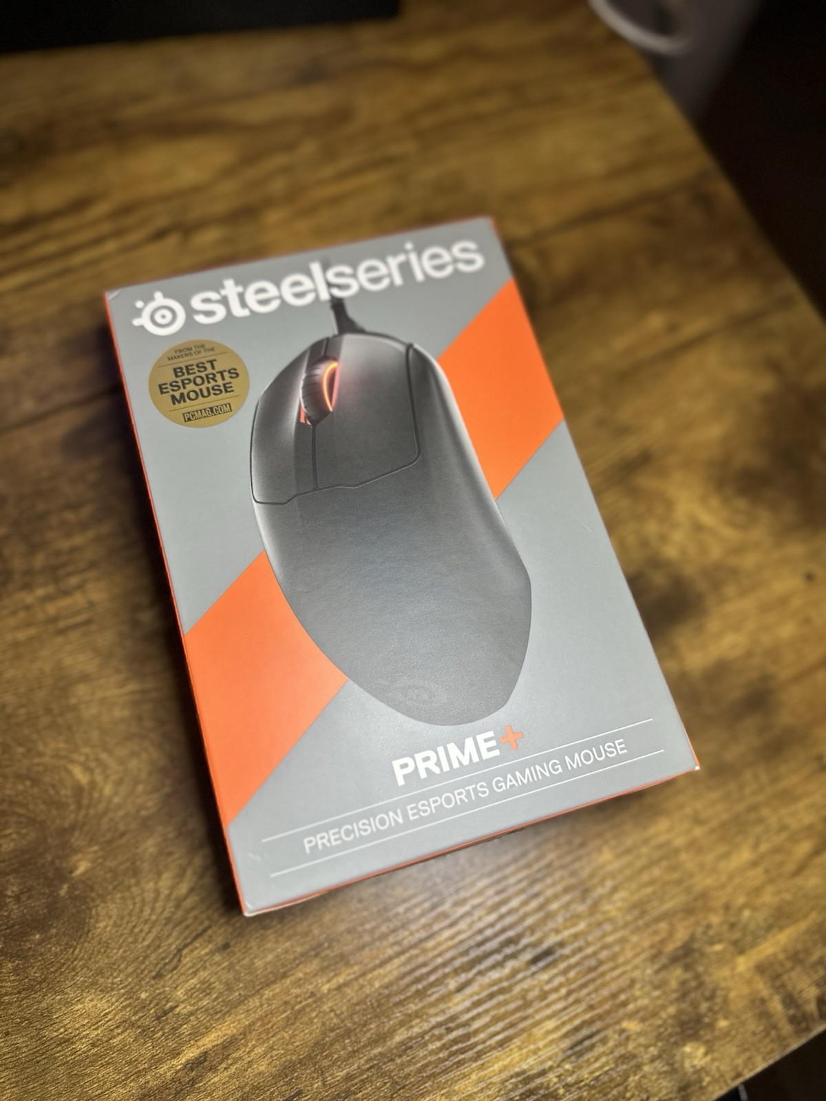 SteelSeries Prime+ Wired Optical Gaming Mouse OLED Display Black (NEW, SEALED)