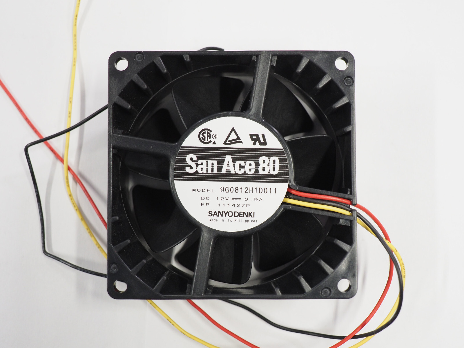 SANYO DENKI SANACE80 9G0812H1D011 DC 12V 0.9A Cooling Fan