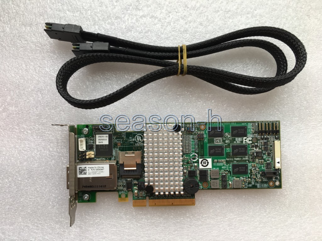 RAID Card  for LSI/DELL MegaRAID 9280-4i4e 4 Int 4 Ext  6G DELL 55G6T+8087-8087