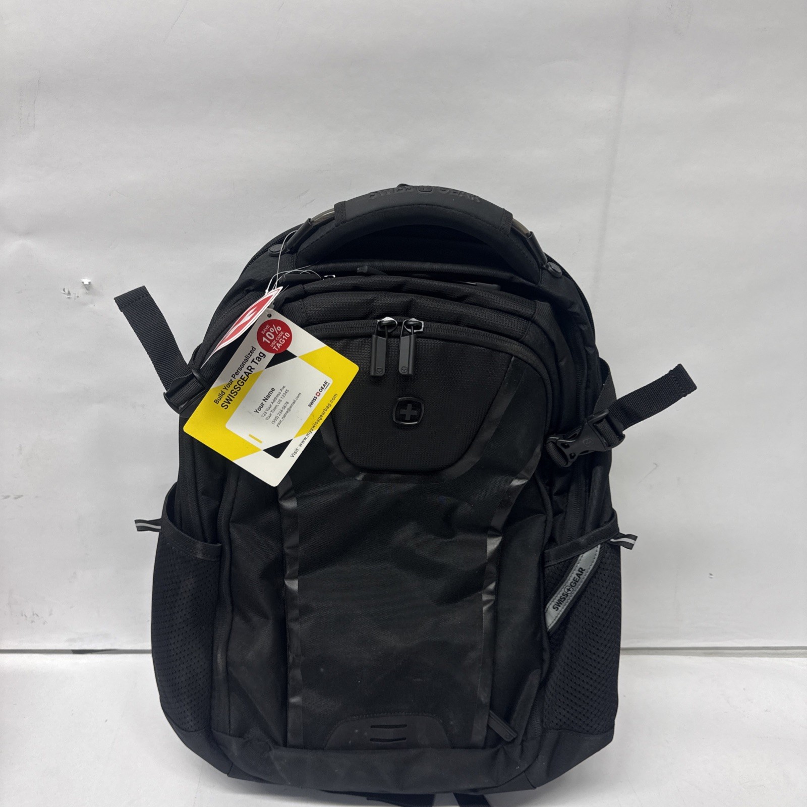 Swissgear 3760 ScanSmart Laptop Backpack Black Color  New 
