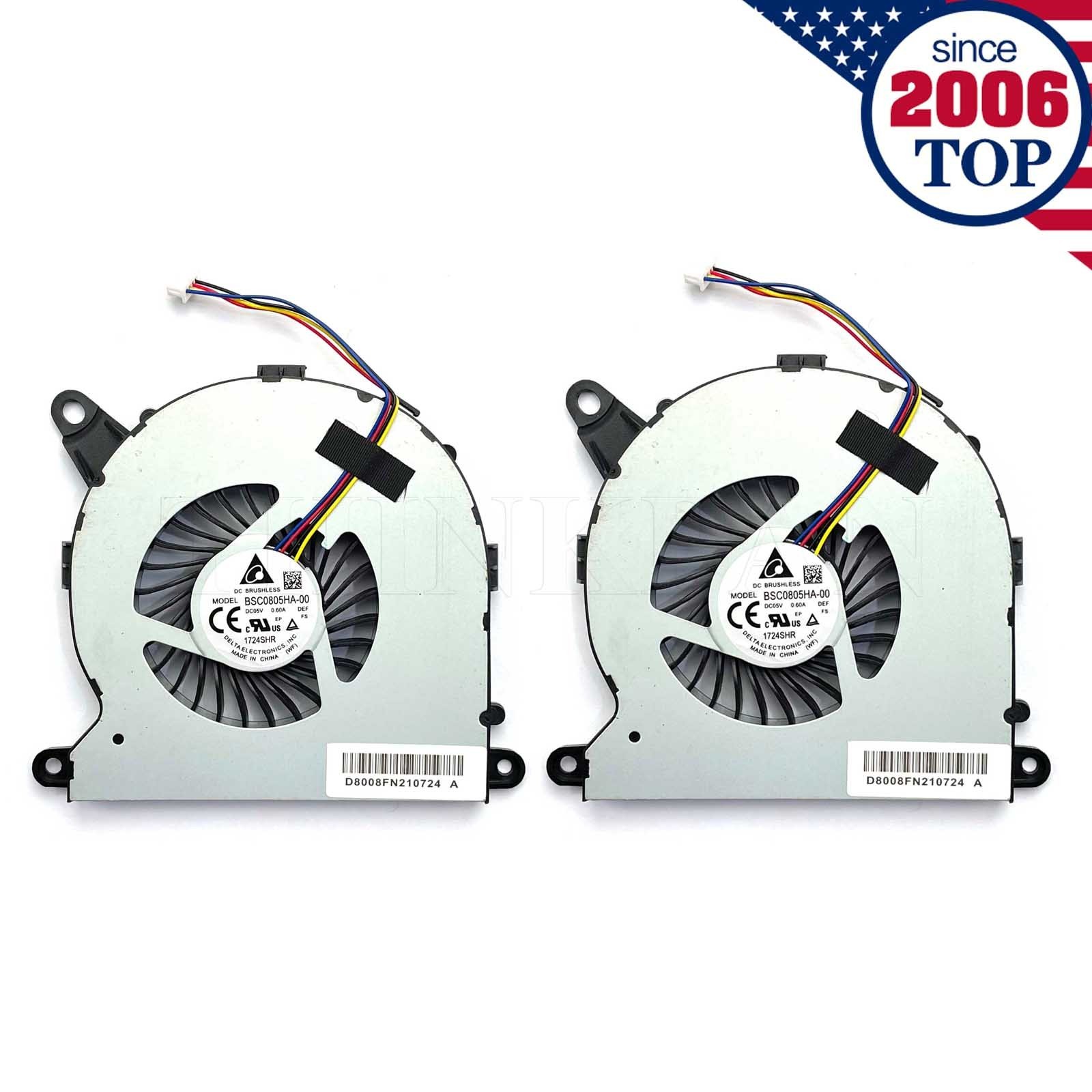 2PCS CPU Fan For Intel NUC NUC8i7BEH NUC8i5BEH NUC8i3BEH BSC0805HA-00