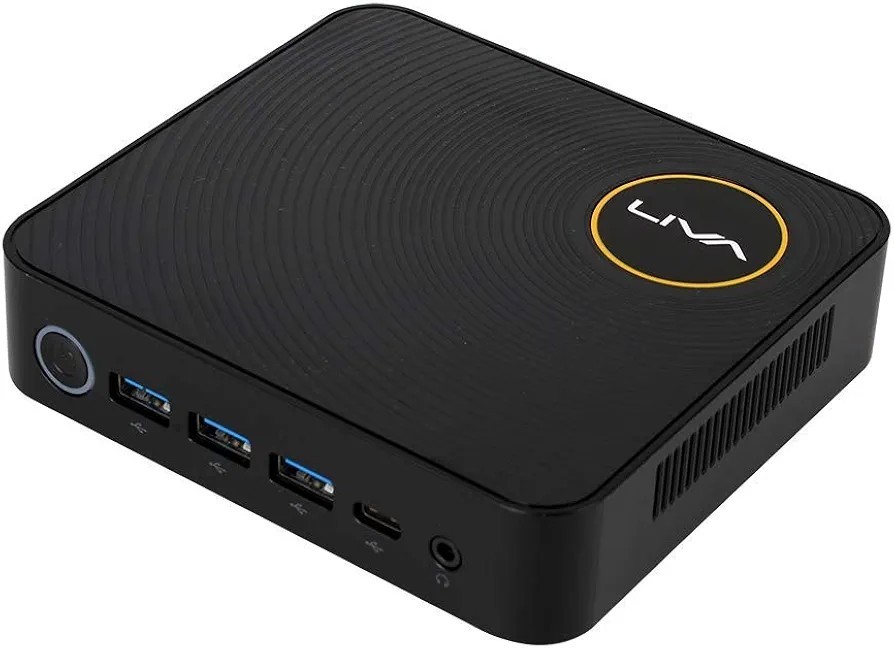 ECS  Liva Z Mini PC Computer Intel Celeron N3350 Dual-core, 4GB DDR3L/64GB USB-C